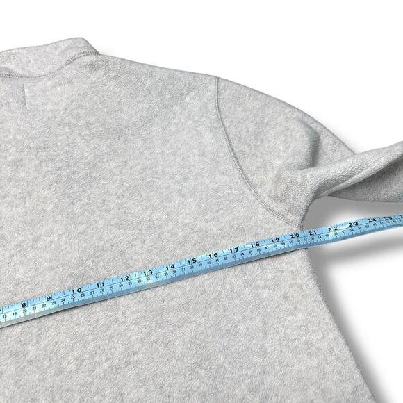 Vintage Old Navy 1/4 Zip Fleece Sweatshirt Y2K White Logo Patch Skater Men Sz M - Picture 12 of 13